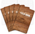 Elan Publishing Company Field Notebook, 3.5"x5.5", Wood Pattern, Graph Memo Book, Pack of 5 for Writing