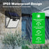 72 IP65 3 Door(2 Packs) Solar Lights Outdoor, LED Motion Sensor Wall Light, Waterproof and Lighting Modes, Solar