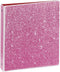 Glitter 3 Ring Binder Organizer, 1 Inch Binder Holds 300 Pages, Waterproof Durable View Binder, Pink, 10.5'' x 11.5''