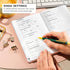 Clever Fox Password Book - Internet Address Organizer Logbook with Alphabetical Tabs - Medium Password Keeper (Peach