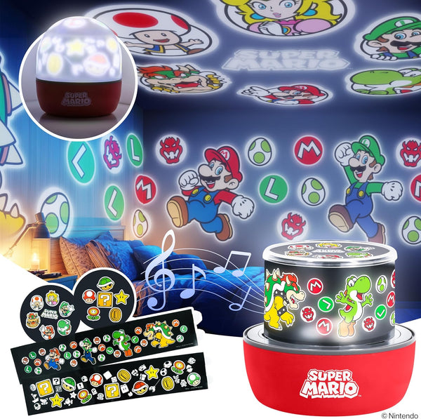 Paladone Super Mario Projection Light - Officially Licensed Nintendo Projector Lamp with