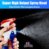 3 Pack. 22 Oz Leak Proof, High Capacity Spray Heads ONLY Fits Bottles (NOT Incl). Clear, Heavy Duty Plastic Sprayers