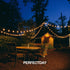 PERFECTDAY G40 25 Bulbs 27 Solar String Lights, Shatterproof LED Solar String Light Outdoor Umbrella Lights with - Ft