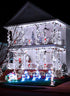 40FT 100 8 Minetom Solar String Lights Outdoor - LED String Lights Solar Powered with Lighting Modes, Waterproof Patio