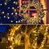 39Ft Solar String Lights Outdoor, 100 LED Waterproof Solar Lights for Yard, Fence, Party, Christmas Tree (Warm White)