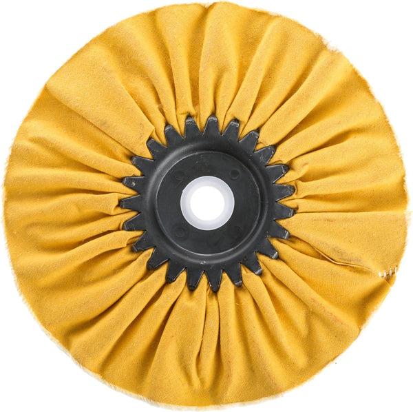 Woodstock D3193 Bias Hard Buffing Wheel, 6-Inch by 5/8-Inch Hole, Yellow by Woodstock