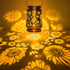 1PCS ANYTALK Sunflower Solar Lantern Lights, Outdoor Lanterns Garden Decor, Hanging Solar Lantern for Backyard Porch