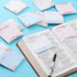 Mr. Pen Sticky Notes, 3”x3”, 12 Pads, Floral Sticky Notes, Colorful Sticky Notes, Bulk Sticky Notes