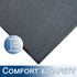 3/8" 24" 36", Durable Textured Sponge Vinyl Anti-Fatigue Mat, x Black