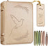 Custom Design Bible Cover, Bible Case with Highlighter Pens Set, Leather Bible Cover for Women and Men