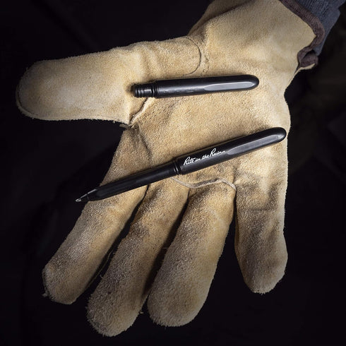 Rite in the Rain All-Weather EDC Pen, Black Pokka 2-Pack, Fine Point 0.9mm Ink