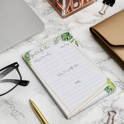 Paper Junkie Calendar Sticky Notes, 8 Pack for Monthly, Weekly, and Daily in Floral Print