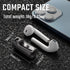KT00 KeyUnity Titanium Alloy Handheld Pencil Sharpener, German Steel Blade, Single Hole Manual Pencil Sharpener