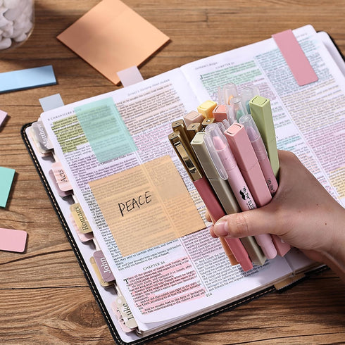 Mr. Pen Bible Journaling Kit, No Bleed Highlighters and Pens, Bible Study Tools, Gift Kit with Pencil Case