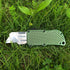 5PCS Caressolove Automatic Utility Knife, Green Razor Blades Pocket Knife, Box Cutters Retractable Heavy Duty, Premium