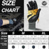 Nitrile Safety Work Gloves, 3 Pairs Lightweight Touchscreen Utility Gloves for Men and Women, Black (L)