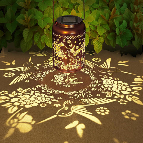 Hummingbird Hummingbird Solar Lanterns Outdoor, Birthday Gifts for Women Waterproof Solar Lanterns Decorative Gifts