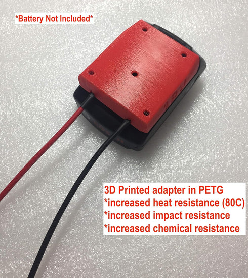 H Battery Adapter for Bosch 18v Dock Power Connector, 18 Volt 12 Gauge Robotics