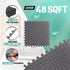 Yes4All 24SQFT-120SQFT Puzzle Exercise Mat for Home Gym, EVA Interlocking Foam Floor Tiles with Border for Workout