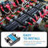 BlueStars 2PCS Solid State Relay SSR-25DD: DC to DC Input 3-32VDC Output 5-200VDC 25A Module