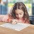 SCRIBBLEDO Dry Erase Division Multiplication Chart Whiteboard, Double Sided Times Table Math Manipulatives for Kids