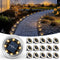 PATIOWIN Mini Solar Ground Lights, 16 Pack Solar Powered Pathway Lights, Waterproof