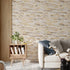 15.7''x354'' 3D VEELIKE Slate Brick Wallpaper Peel and Stick Vintage Faux Brick Contact Paper for Dollhouse Fireplace