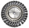 6-Inch Knotted Twisted Wire Wheel Heavy Duty