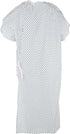 Personal Touch Health Care Apparel Pack 2 Personal Touch Unisex Hospital Patient Gown Metal Snap IV Sleeves