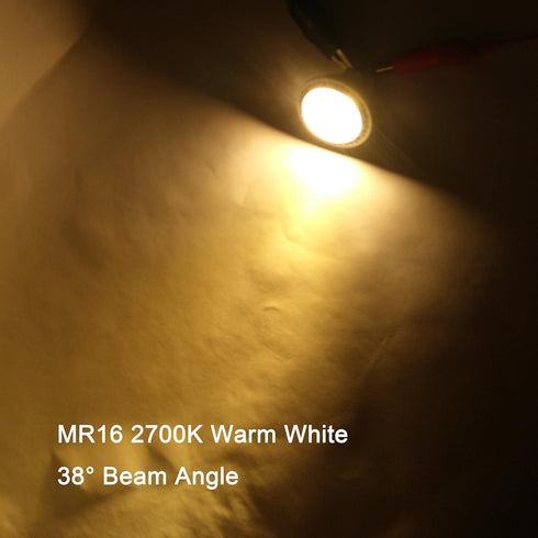 ALIDE MR16 LED Bulbs 5W, 2700K Soft Warm White, 12V Low Voltage, GU5.3 Bulb Spotlights, 6 Pack, Not Dimmable