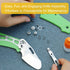 1.97 G10 JIN Rhino Jr. Kids Pocket Knife, Fidget Toy Knife, DIY Kit, Unsharpened Steel Blade, Safety Rounded Tip