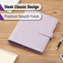 Mr. Pen Leather Planner Binders, Composition Notebook Cover, Refillable, 6 Ring (A5, Purple)