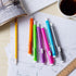 Mr. Pen Retractable Mechanical Eraser Pen, Pack of 6, Vibrant Colors for Pencils and Artists