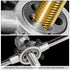uxcell M10 X 1 Metric Round Die, Left Hand Threading Die, Alloy Tool Steel Screw Thread Cutting Tool