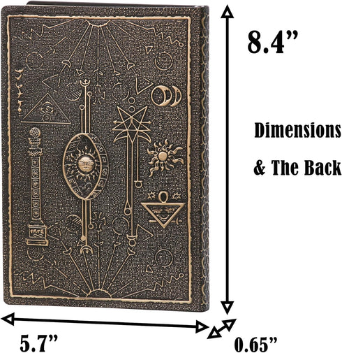 Unlined Journal - Crosses 3D-Embossed Art Pattern Hardcover Notebook Gift, A5 Blank Sketchbook Notepad, 8.4" x 5.7" (100 Sheets, 200 Pages) by A.F.N.A.L