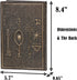 Unlined Journal - Crosses 3D-Embossed Art Pattern Hardcover Notebook Gift, A5 Blank Sketchbook Notepad, 8.4" x 5.7" (100 Sheets, 200 Pages) by A.F.N.A.L