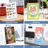 8.5 11, (6 Pack) Relx Acrylic Sign Holder x Acrylic Display Stand for Display, Slant Back Clear Frames Plastic Sign