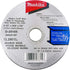 Makita 10 Pack 4.5" Cut Off Wheels for Grinders, Aggressive Cutting for Metal & Stainless Steel/INOX