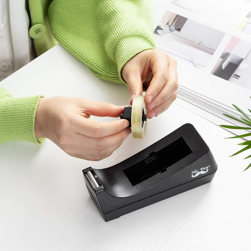 Mr. Pen Tape Dispenser, Pack of 2, Black, Office Supplies, Desktop Tape Holder