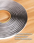 XFasten Butyl Headlamp Sealant, 7mm x 20 Feet, OEM Grade Automotive Rubber Butyl Rope Tape