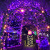 Selarlyt 200LED Lights78FT 8 Solar Halloween Orange& Purple String LightsSolar Fairy Lights with Modes Halloween Lights