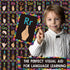 Sign Language Bulletin Board Letters - 36 ASL Alphabet Learning Cards Set for Classroom Decor, Kindergarten, Daycare