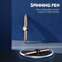 Chinco 2 Pieces Fidget Pen, Spinning Pen with LED Light, Multi Functional Stress Reducer Gift for Adults Students