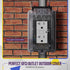 ENERLITES Weatherproof Outlet Box, Outdoor Electrical Box with Three 1/2-in Threaded Outlets, 1-Gang