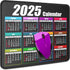 Calendar Mouse Pad with Non-Slip Rubber Base, Premium-Textured Waterproof Mousepads for Office Home