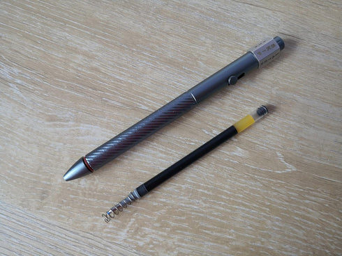 SMOOTHERPRO Fidget Bolt Action Pen, Decision Maker, Compatible with Pilot G2 Refill, Gray (FSM649)