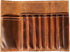 Jaald Genuine Leather Pencil Roll Brush Case - Vintage Pen Holder Organizer for Students, Artists, and Writers