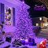 250 91.5ft 8 JMEXSUSS LED Christmas String Lights, Purple Christmas Lights Outdoor Waterproof, Lighting Modes