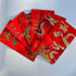 Generic 24 Pieces Vietnamese New Year Red Lucky Money Envelopes, Large Size 6.5"x3.5"