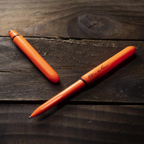 Rite in the Rain All-Weather EDC Pen - Orange POKKA 2-Pack, Black 0.8mm Ink, Fine Point (No. OR92)